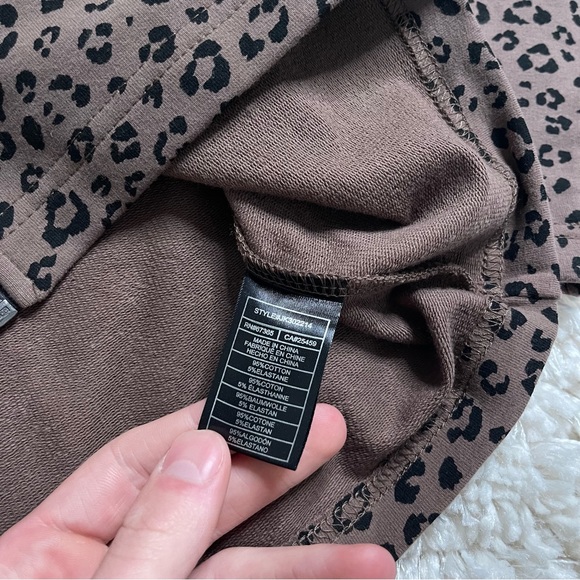 BB Dakota Jacket Women’s Small Leopard Full Zip Hoodie Casual - Picture 12 of 15